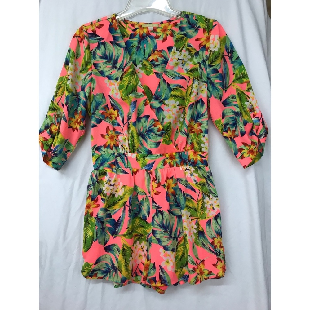 Gianni Bini tropical print romper